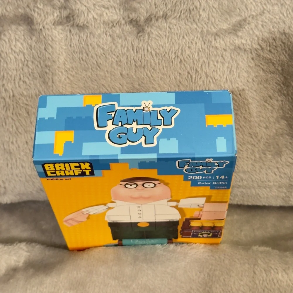 Brickcraft Family Guy Peter Griffin 200 Pc Building Set 72222FMG New Sealed 2025